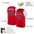 Custom Red Black Classic Tops Basketball Jersey