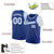 Custom Blue White Classic Tops Basketball Jersey