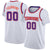 Custom White Purple Classic Tops Basketball Jersey