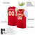 Custom Red White Classic Tops Basketball Jersey