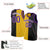 Custom Black Purple-White Split Fashion Tops Basketball Jersey