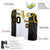 Custom Black Black-Yellow Split Fashion Tops Basketball Jersey