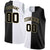 Custom Black Black-Gold Split Fashion Tops Basketball Jersey