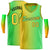 Custom Yellow Neon Green Gradient Fashion Tops Basketball Jersey