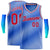 Custom Royal Blue Gradient Fashion Tops Basketball Jersey