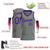 Custom Dark Gray Purple Classic Tops Basketball Jersey