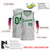 Custom Gray Kelly Green Classic Tops Basketball Jersey