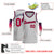 Custom Gray Red-Navy Classic Tops Basketball Jersey