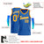 Custom Blue Yellow-White Classic Tops Basketball Jersey