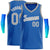 Custom Blue Gray-White Classic Tops Basketball Jersey