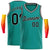 Custom Teal Black-White Classic Tops Basketball Jersey