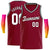 Custom Maroon White-Black Classic Tops Basketball Jersey