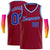 Custom Maroon Blue-White Classic Tops Basketball Jersey