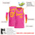 Custom Pink Yellow Classic Tops Basketball Jersey