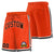 Custom Orange Black-White Sport Basketball Shorts