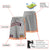 Custom Gray Orange-White Sport Basketball Shorts