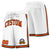 Custom White Orange-Black Sport Basketball Shorts