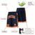 Custom Navy Orange-White Sport Basketball Shorts