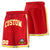 Custom Red Gold02-White Sport Basketball Shorts