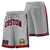 Custom Gray Navy-Red Sport Basketball Shorts