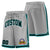 Custom Gray Aqua-Black Sport Basketball Shorts