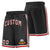 Custom Black Maroon-White Sport Basketball Shorts