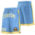 Custom Royal Gold-2 White Sport Basketball Shorts