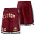 Custom Maroon Black-White Sport Basketball Shorts