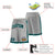 Custom Gray Aqua-Black Sport Basketball Shorts