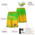 Custom Green Yellow Gradient Fashion Authentic Basketball Shorts