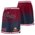 Custom Crimson Navy Gradient Fashion Authentic Basketball Shorts