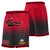 Custom Red Black Gradient Fashion Authentic Basketball Shorts