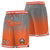 Custom Gray Orange Gradient Fashion Authentic Basketball Shorts