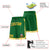 Custom Green Gold2-White Sport Basketball Shorts