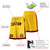 Custom Yellow Maroon-White Sport Basketball Shorts