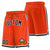 Custom Orange Black-White Sport Basketball Shorts