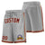 Custom Gray Brown-Khaki Sport Basketball Shorts