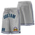 Custom Gray Navy-White Sport Basketball Shorts