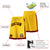 Custom Yellow Maroon-White Sport Basketball Shorts