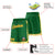 Custom Green Yellow-White Personalized Basketball Shorts