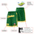 Custom Green Yellow-White Personalized Basketball Shorts