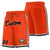 Custom Orange Black-White Sport Basketball Shorts