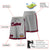 Custom Gray Navy-Red Sport Basketball Shorts