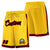 Custom Yellow Red-White Sport Basketball Shorts