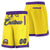 Custom Gold-2 Purple Personalized Basketball Shorts