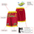 Custom Red Gold-2 Personalized Basketball Shorts