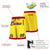 Custom Gold-2 Red Personalized Basketball Shorts