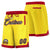 Custom Gold-2 Red Personalized Basketball Shorts