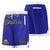 Custom Blue White Personalized Basketball Shorts