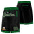 Custom Black Kelly Green Personalized Basketball Shorts